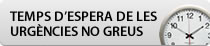 Temps d'espera de les urgències no greus